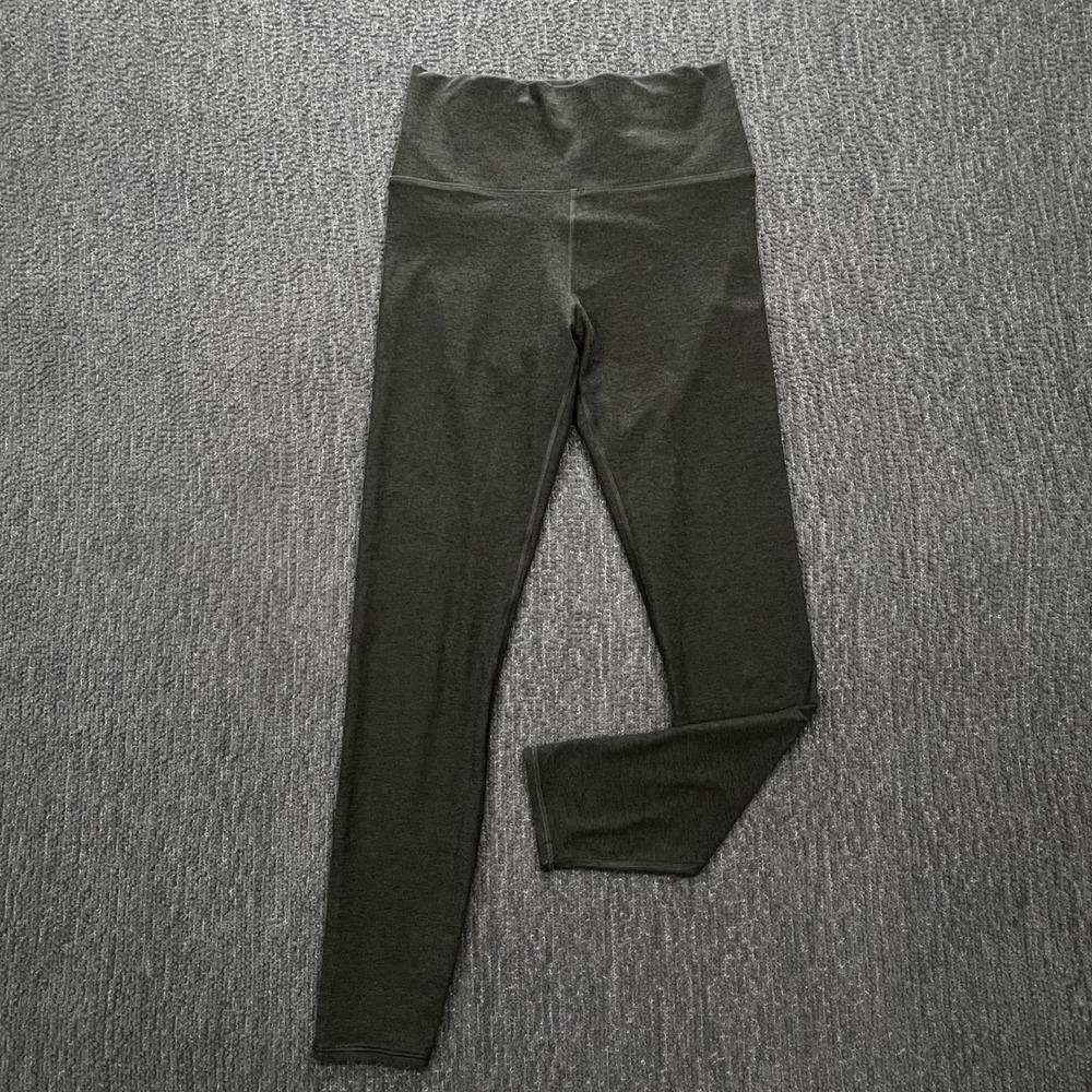 Vuori Womens High Rise Performance Leggings Charcoal Gray Heather S VW444